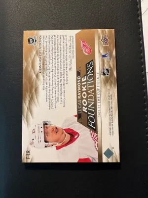 2021-22 The Cup - Lucas Raymond - Rookie Foundations auto /5 back